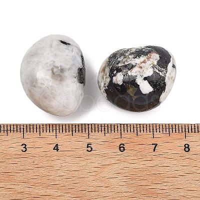 Natural Rainbow Moonstone Beads G-G348-01A-30-1