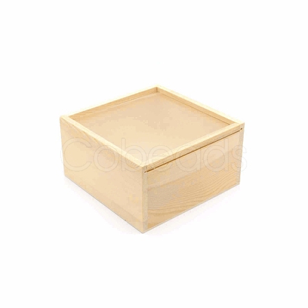 Wooden Storage Boxes WOOD-WH0025-29B-1