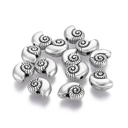 Tibetan Style Alloy Beads X-TIBEB-A004-004TAS-NR-1