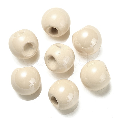 Opaque Acrylic Beads OACR-G012-01B-1