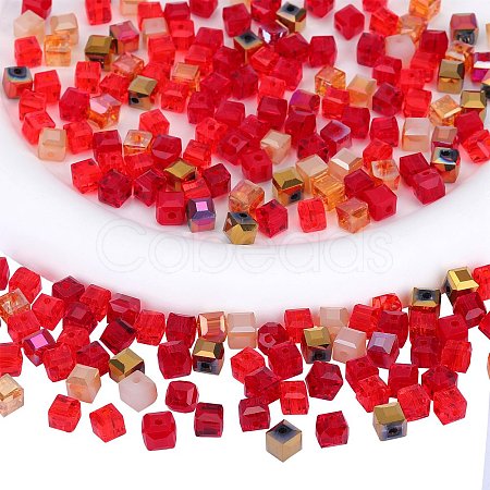 2 Bags Imitation Artificial Crystal Glass Beads GLAA-SZ0001-95C-03-1