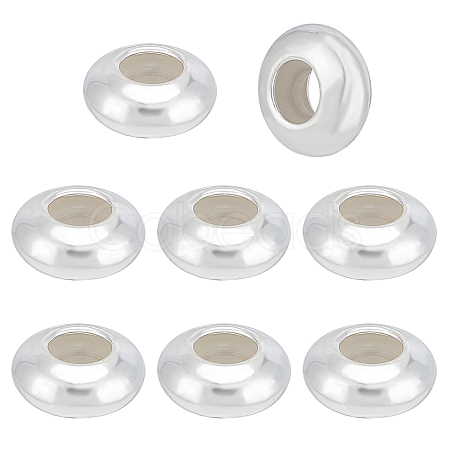 8Pcs 925 Sterling Silver Spacer Beads STER-BC0001-78-1