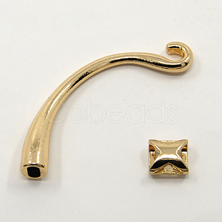 Alloy S-Hook Clasp Sets PALLOY-A049-KCG-1