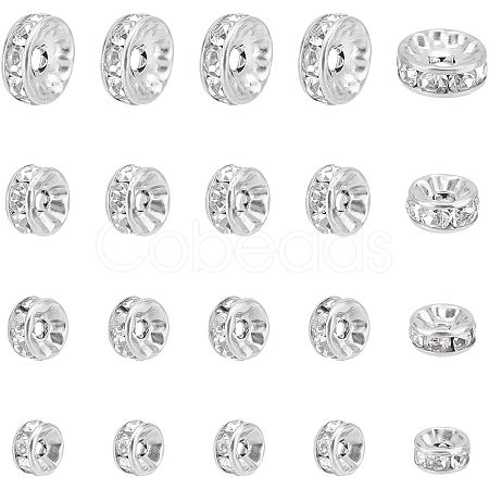 40Pcs 4 Style 316 Surgical Stainless Steel Spacer Beads RB-UN0001-07-1
