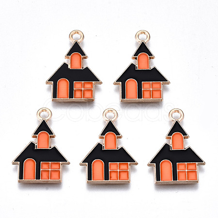 Alloy Enamel Pendants X-ENAM-Q442-007-RS-1