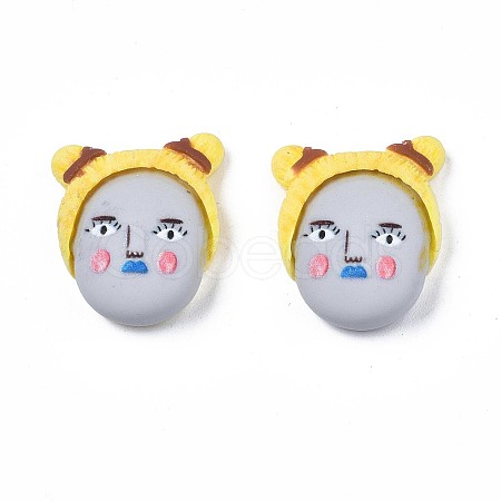 Opaque Resin Cabochons CRES-N024-56-1