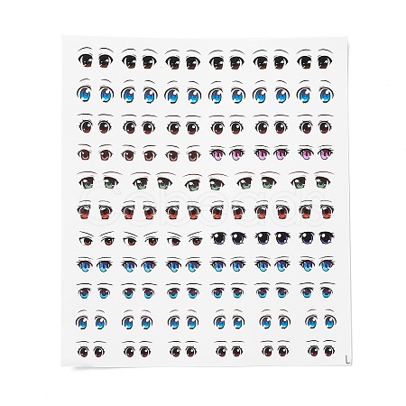 Water Transfer Eyes Stickers LS-DIY-B039-01-1