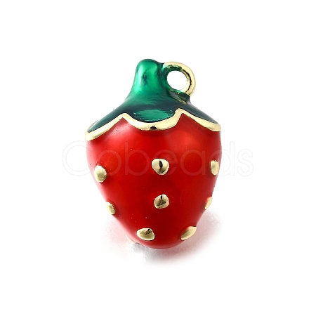 Brass Enamel Pendants KK-Z104-06G-02-1