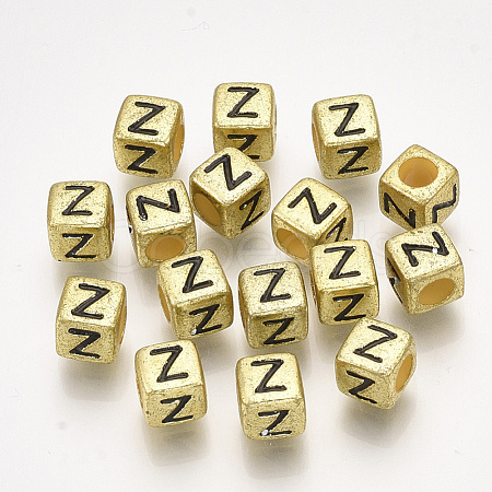 Acrylic Beads PB43C9308-G-Z-1