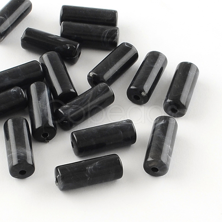 Column Imitation Gemstone Acrylic Beads OACR-R030-01-1
