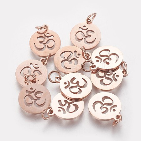 304 Stainless Steel Charms STAS-Q201-T446R-1