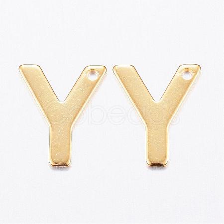 304 Stainless Steel Charms STAS-P141-Y-1