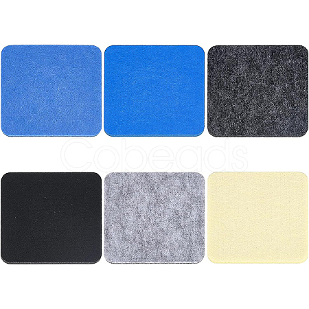 Square Wool Felt Cup Mat DIY-WH0308-14-1