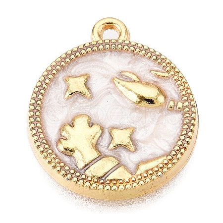 Alloy Enamel Pendants X1-ENAM-T021-03I-1