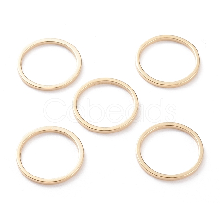 Brass Linking Rings KK-Y003-03F-G-1
