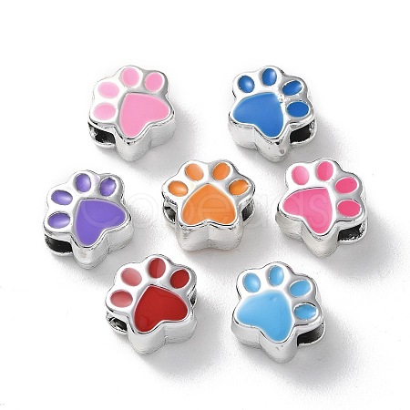 Acrylic European Beads OACR-F007-03S-1