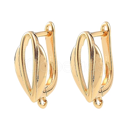 SHEGRACE Brass Hoop Earring Findings XGRQ79989-939G-1