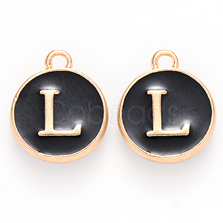 Golden Plated Alloy Charms ENAM-S118-02L-1