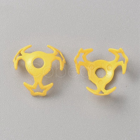 Hollow Acrylic Beads Caps LS-DIY-WH20002-29F-1