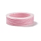 Braided Nylon Threads, Dyed, Knotting Cord, for Chinese Knotting, Crafts and Jewelry Making, Pink, 1.5mm, about 13.12 yards(12m)/roll