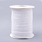 Single Face Velvet Ribbon, White, 3/8 inch(9.5~10mm), about 50yards/roll(45.72m/roll)