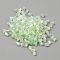 Cat Eye Tube Beads, Column, Light Green, 2~2.8x1.7mm, Hole: 0.8~0.9mm, about 5500pcs/100g