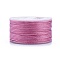 Polyester Braided Cords, for Jewelry Making Beading Crafting, Orchid, 2mm, about 21.87 yards(20m)/roll