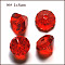 K9 Glass, Imitation Austrian Crystal Beads, Grade AAA, Faceted, Diamond, Red, 7x5mm, Hole: 0.9~1mm