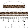 Spray Painted 304 Stainless Steel Curb Chains STAS-B067-05B-03-2