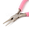 Steel Jewelry Pliers with Plastic Handle Covers PT-Q010-05P-2