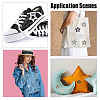 25Pcs 5 Styles Polyester & Plastic Embroider Thread Iron on/Sew On Patches PATC-HY0001-80-5