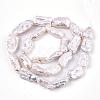 Nuggets Natural Baroque Pearl Keshi Pearl Beads Strands PEAR-Q004-34-3