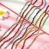 2 Strands Electroplate Opaque Color Glass Beads Strands EGLA-YW0005-26A-5