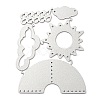 Weather Theme Carbon Steel Cutting Dies Stencils LS-DIY-P076-10-4
