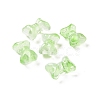 Transparent Spray Painted Glass Beads GLAA-I050-11H-1
