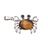 Natural Tiger Eye Pendants PW-WG77816-07-1