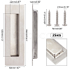 304 Stainless Steel Flush Pull Barn Door Handle FIND-WH0155-026-3