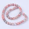 Natural Red Netstone Beads Strands G-Q462-10mm-14-2