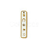 304 Stainless Steel Enamel Pendants STAS-OY010-21G-1