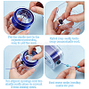 10Pcs 10 Colors Flat Elastic Crystal String Sets EW-UN0001-01-4