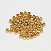 Rack Plating Brass Round Spacer Beads KK-I598-03G-RS-2