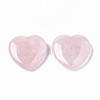 Natural Rose Quartz Heart Love Stone G-S364-069-2