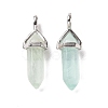 Natural Fluorite Pointed Pendants G-K329-36P-2
