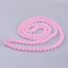 Baking Paint Transparent Glass Bead Strands X-GLAA-S031-8mm-20-2