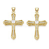 Brass Micro Pave Cubic Zirconia Pendants KK-N227-86A-1