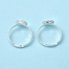 Brass Pad Ring Base Findings EC022-S-5
