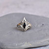 Brass Pave Cubic Zirconia Finger Rings FS-WGC2302-01-1
