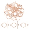20Pcs Tibetan Style Toggle Clasps TIBE-YW0002-01RG-1