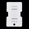 Fold Over Paper Jewelry Display Cards CDIS-M005-25-1