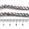 Baking Electroplate Glass Beads Strands DGLA-A039-J6MM-B06-4